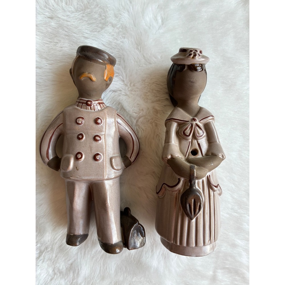 RARE Rosa Ljung Swedish Vintage Ceramic‎ Figurine Couple Set